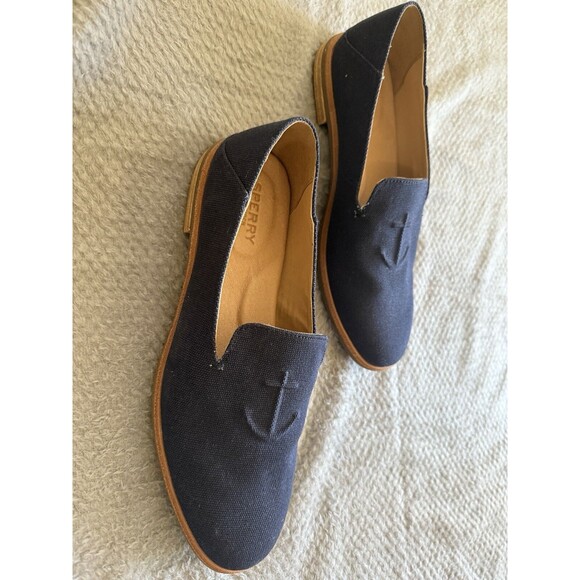 Sperry Top-Sider Women anchor Loafer Size 9.5 navy blue - Picture 11 of 15